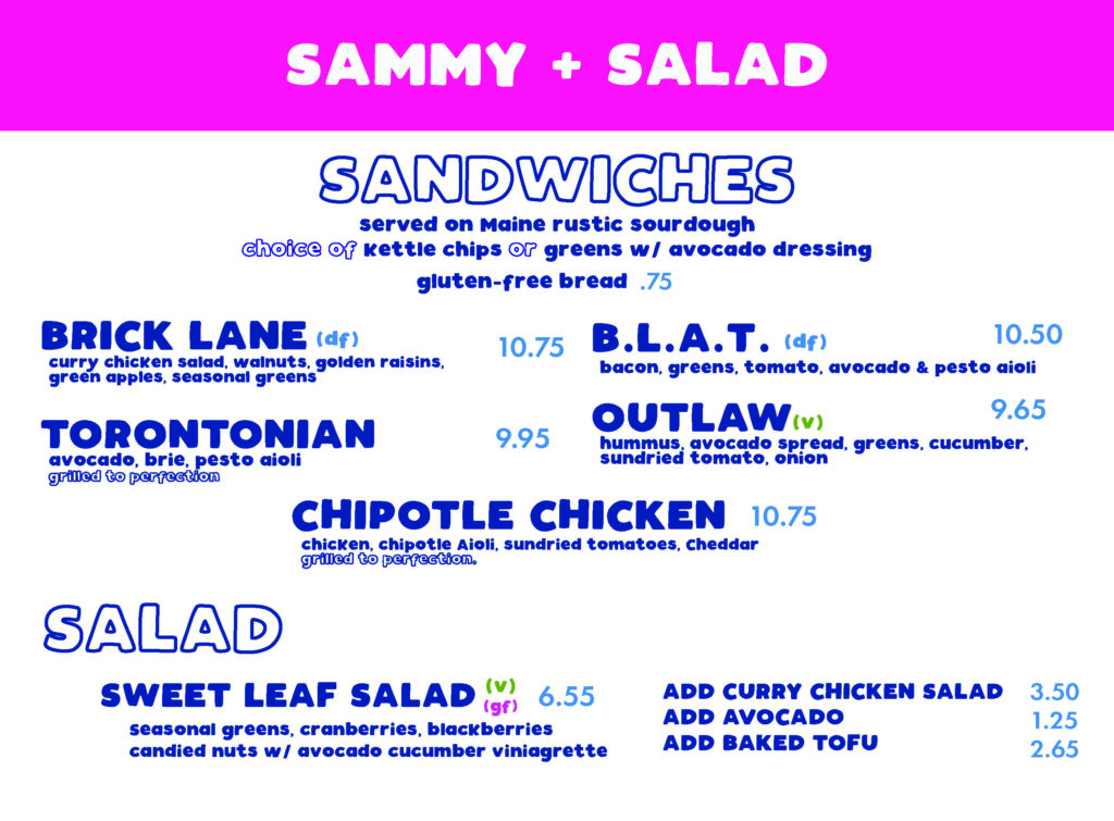 Sammy + Salad